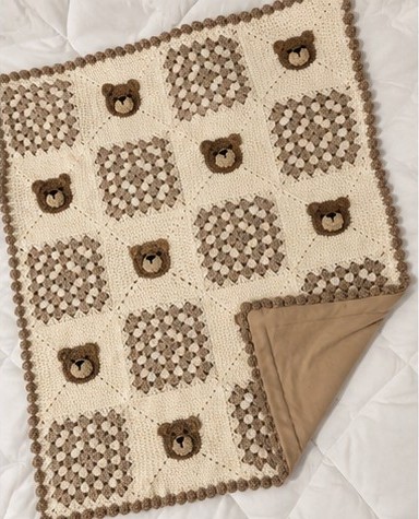 purple crochet baby blanket pattern