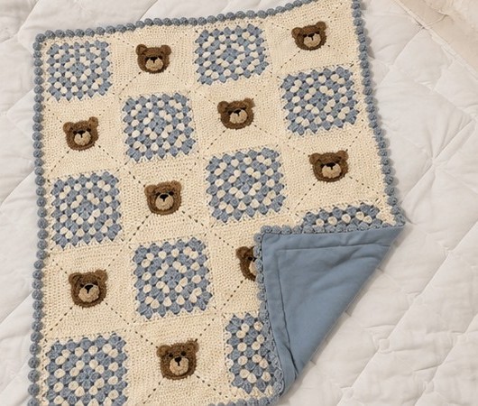mint green crochet baby blanket pattern